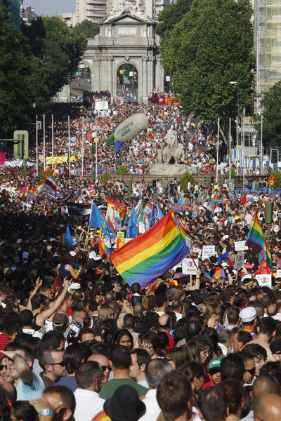 FOTOGALERIA: La Cibeles, abarrotada