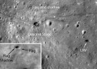 Las banderas clavadas en la Luna siguen en pie