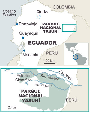 Los ambientalistas ecuatorianos pierden la primera batalla para salvar el Yasuní