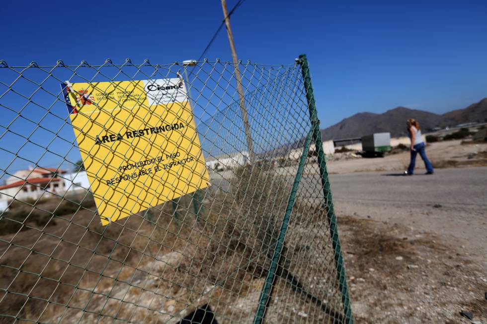 Área restringida por posible contaminación en Palomares (Almería).