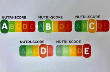 El etiquetado que recoge el modelo Nutriscore.