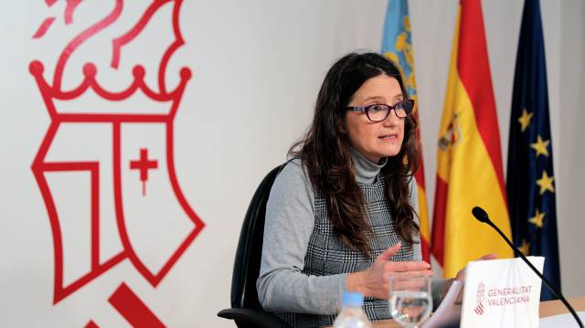 La vicepresidenta valenciana, Mónica Oltra.