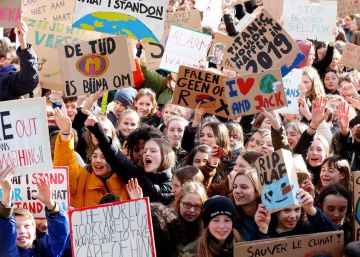 Las protestas escolares por el clima se propagan por Bélgica en la quinta semana de movilizaciones