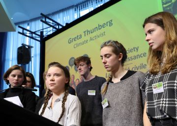 La adolescente Greta Thunberg lleva a Bruselas su rapapolvo a las élites por el clima