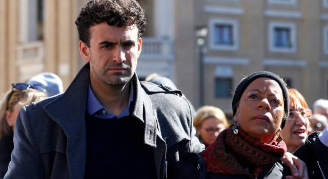 Miguel Hurtado, portavoz de la asociación española Infancia Robada, ayer en Roma.