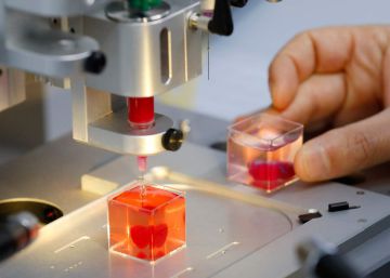 Científicos israelíes imprimen en 3D un corazón hecho con tejido humano