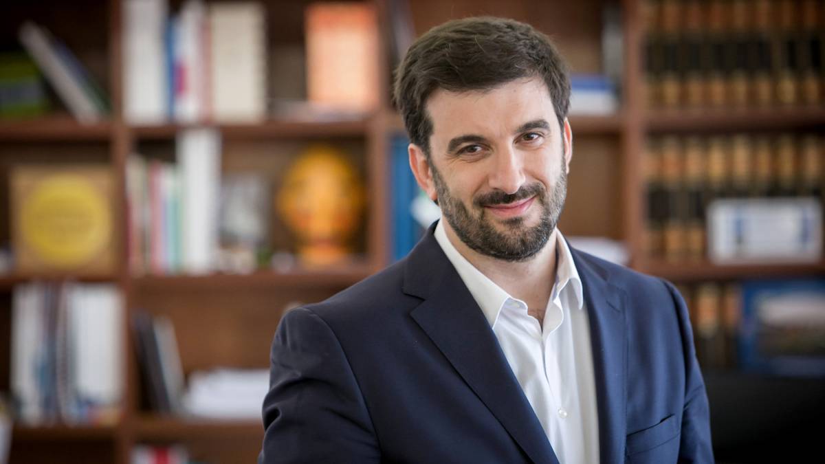 Tiago Brandão, ministro de Educación de Portugal.