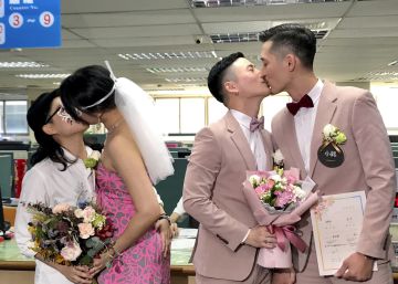 Taiwán celebra las primeras bodas homosexuales: “Ser gay no ha sido fácil”