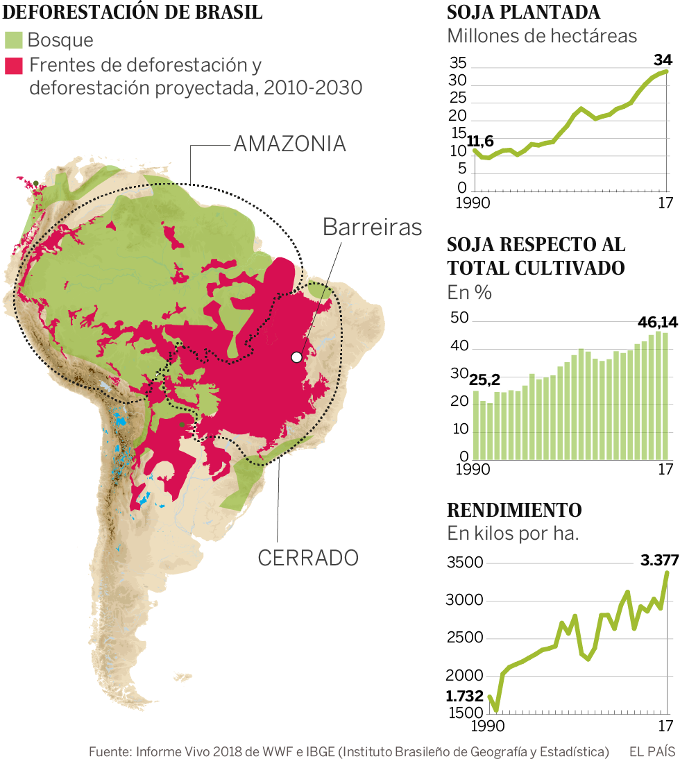 Esos huevos Benedict deforestan Brasil