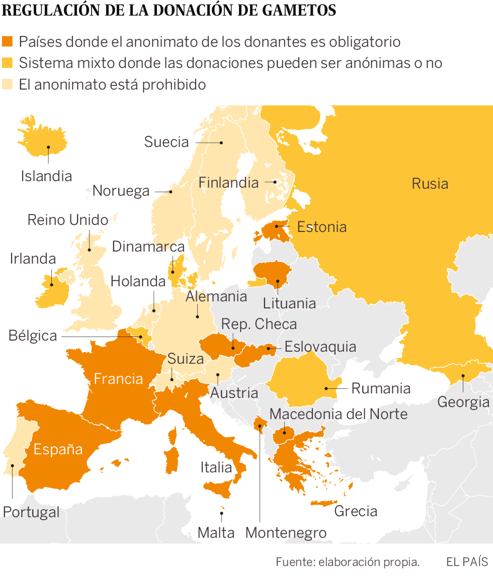 El deseo por conocer el origen impulsa cambios en la legislación mundial de donantes de esperma y óvulos