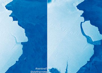 Un iceberg del tamaño de Gran Canaria se desprende en la Antártida