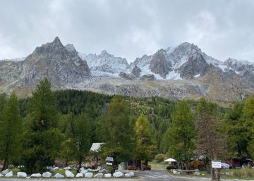 Las cicatrices del cambio climático en el techo de Europa