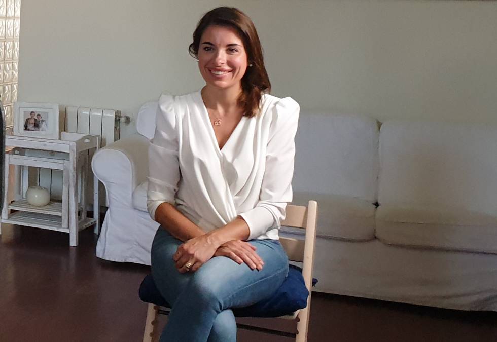 Majo Gimeno durante la entrevista.
