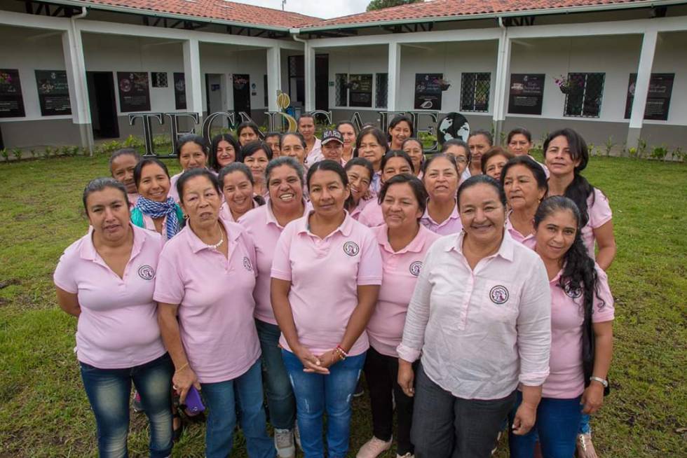 Las mujeres de la Asociación de Caficultoras del Cauca.