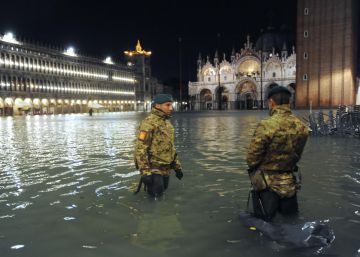 Venecia sufre su peor inundación desde 1966 Venecia sufre su peor inundación desde 1966