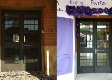 Un instituto denuncia la quema de una instalación contra la violencia machista