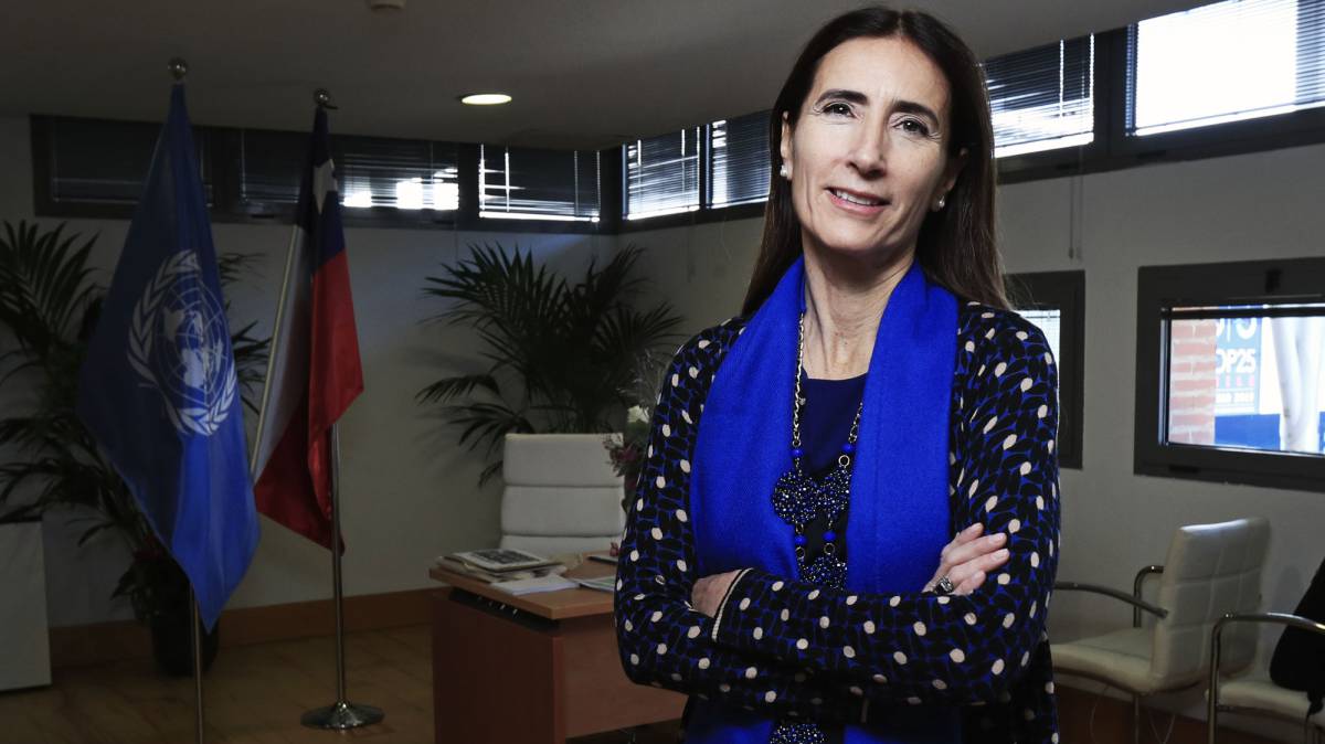 Carolina Schmidt, ministra chilena de medio ambiente y presidenta de la COP25, en su despacho en la cumbre.