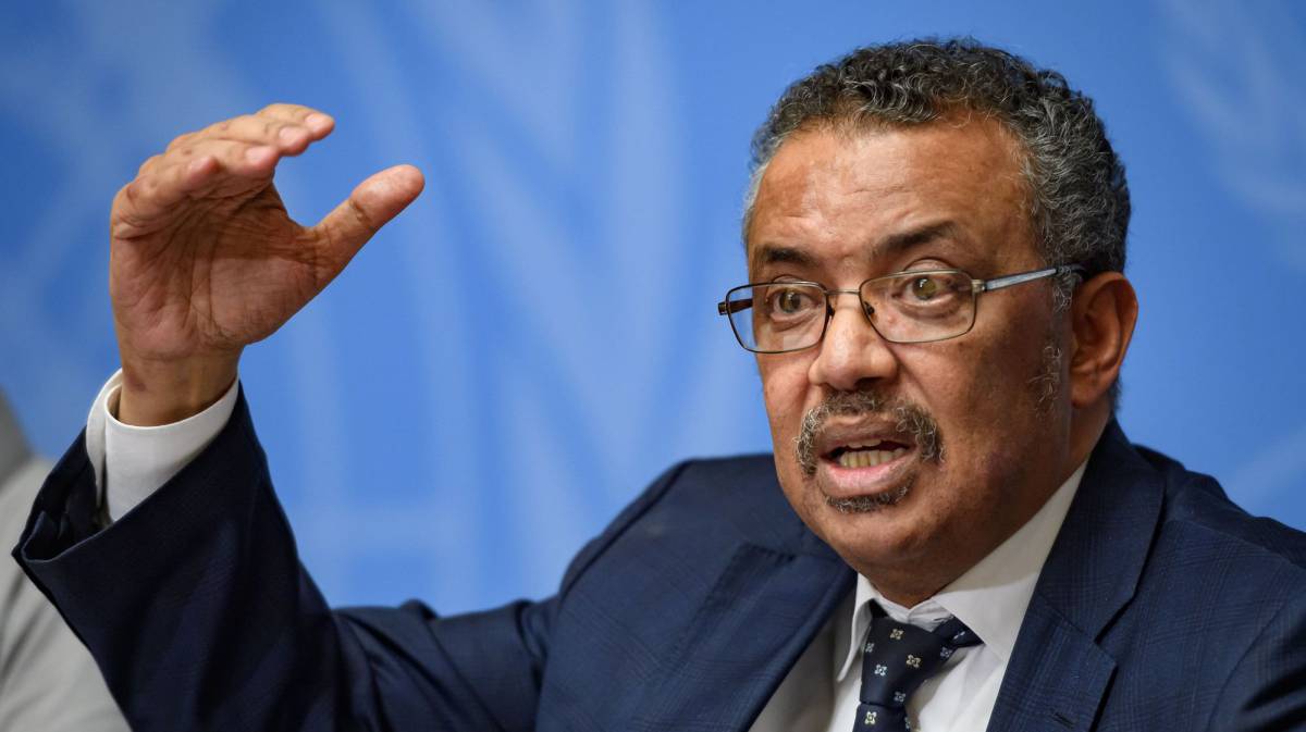 El director general de la OMS, Tedros Adhanom Ghebreyesus.