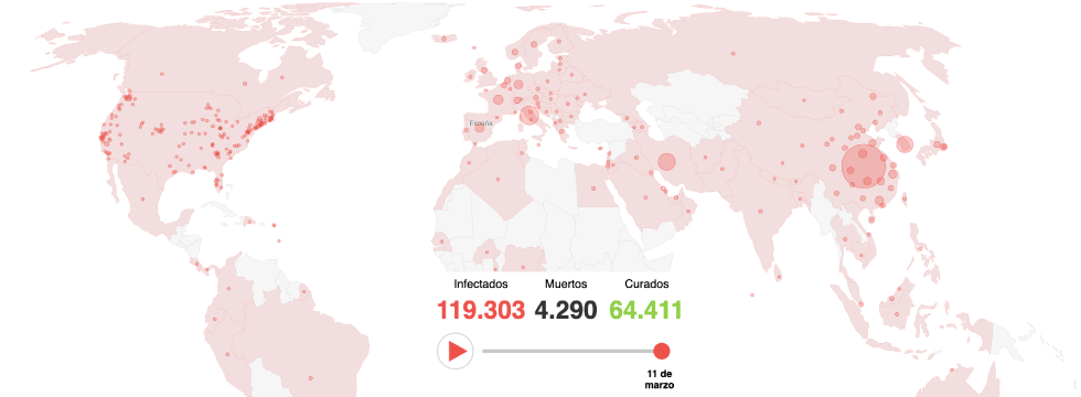 Casos confirmados en España y en el mundo y claves para entender el coronavirus