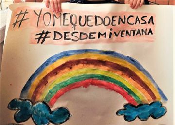 Todo lo que cuentan los dibujos que los niños pintan estos días