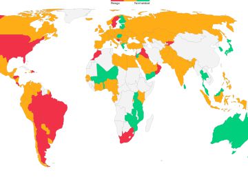El mapa del coronavirus en el mundo: así evolucionan los brotes día a día El mapa del coronavirus en el mundo: así evolucionan los brotes día a día
