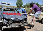 Una 'web' ofrece la posibilidad de combatir el estrés destrozando coches