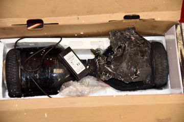 Imagen compartida por el departamento de bomberos de Nueva York tras el incendio de un hoverboard en una vivienda de Brooklyn el pasado 30 de diciembre.