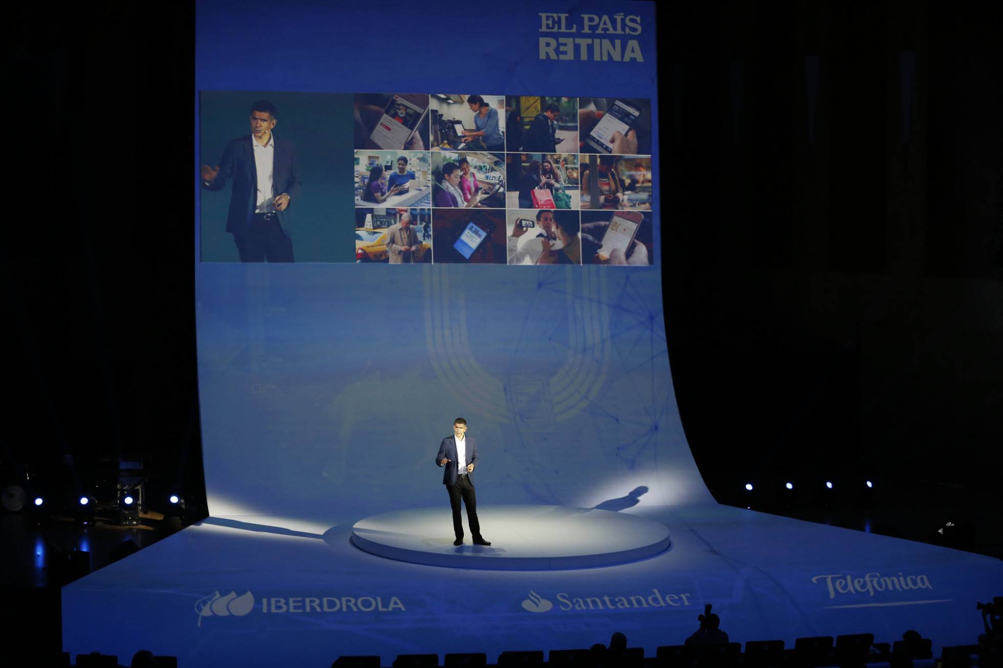 Matt Brittin, presidente de Google EMEA, durante su ponencia, hoy en RETINA. Matt Brittin, presidente de Google EMEA, durante su ponencia, hoy en RETINA.