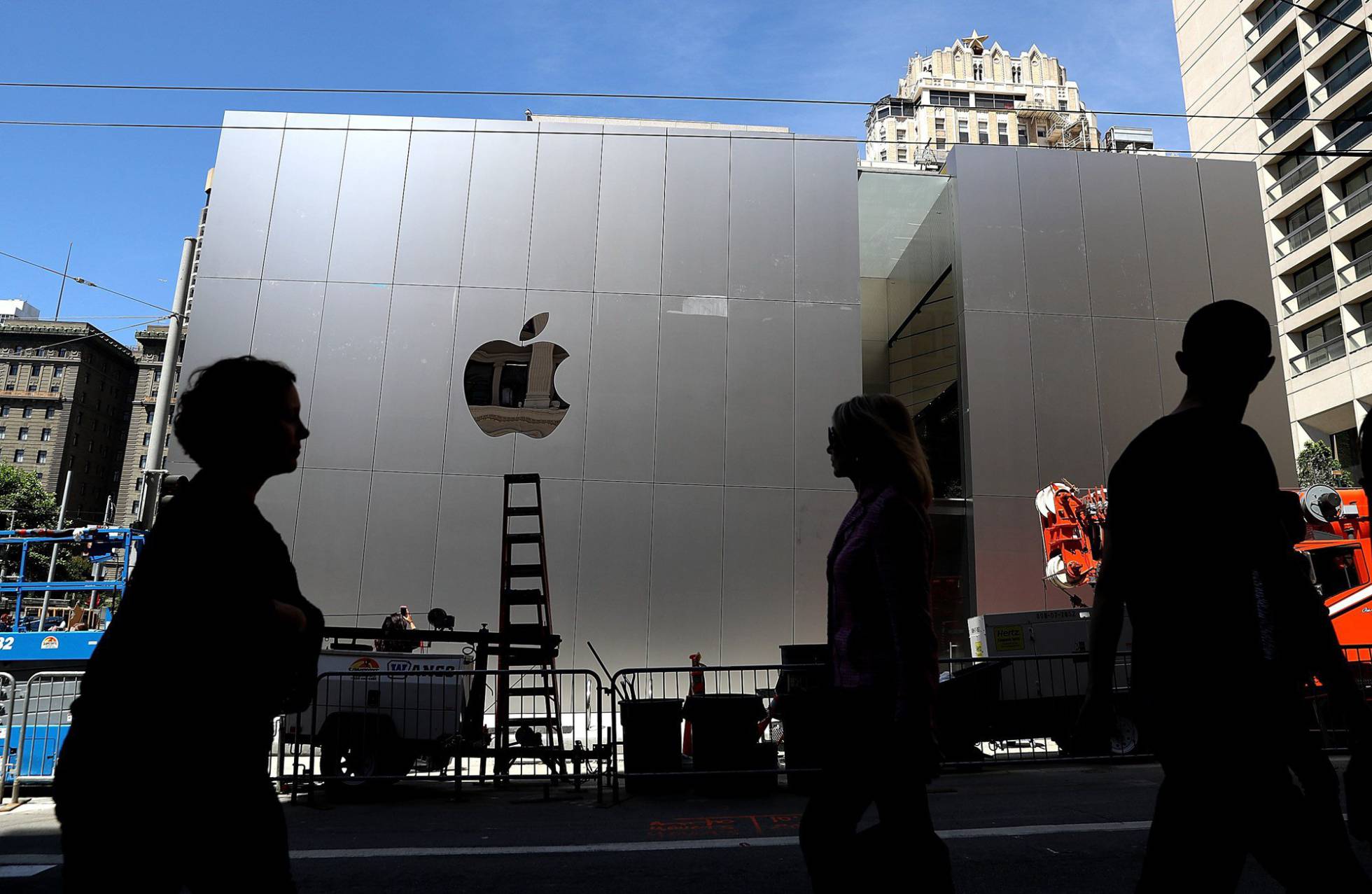 La nueva tienda de Apple en Union Square, uno de los lugares emblemáticos de San Francisco. La nueva tienda de Apple en Union Square, uno de los lugares emblemáticos de San Francisco.