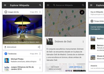 Wikipedia se reinventa para dispositivos Android Wikipedia se reinventa para dispositivos Android