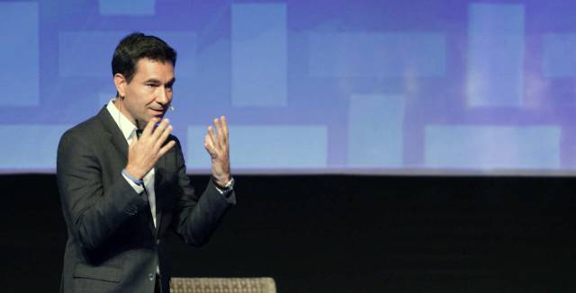 Diego Dzodan at the closing ceremony of the APEC summit.