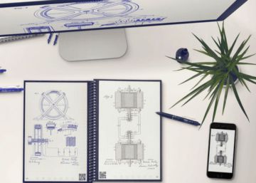 El cuaderno con páginas reutilizables que se conecta con la nube