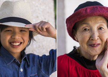 La abuela y el nieto de Apple La abuela y el nieto de Apple
