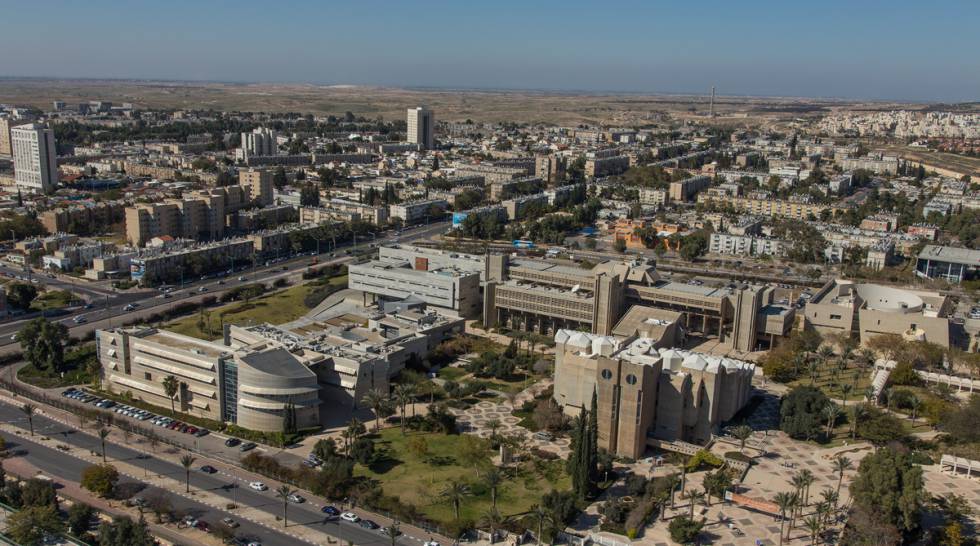 El campus de la Universidad Ben-Gurión del Néguev en Beerseba.