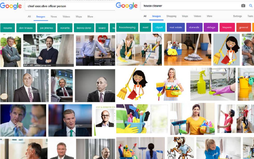 Buscador de Google al escribir