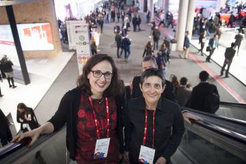 Vanessa Estorach i Celia Díaz, de Women in Mobile.