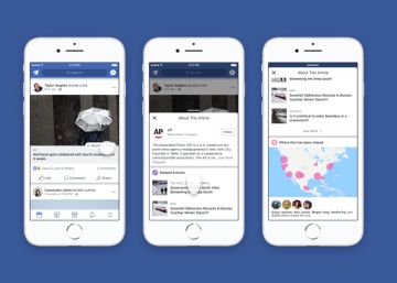 Facebook combate las noticias falsas en Estados Unidos con información sobre sus autores