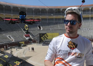 Corrida de drones en la plaza de toros de Madrid