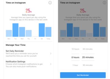 Instagram e Facebook criam alerta para controlar o tempo que você passa nas redes