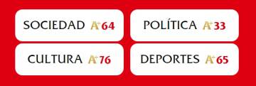 Estos han sido los índices por categorías del 5 de octubre de 2018. El general rondaba el 61.