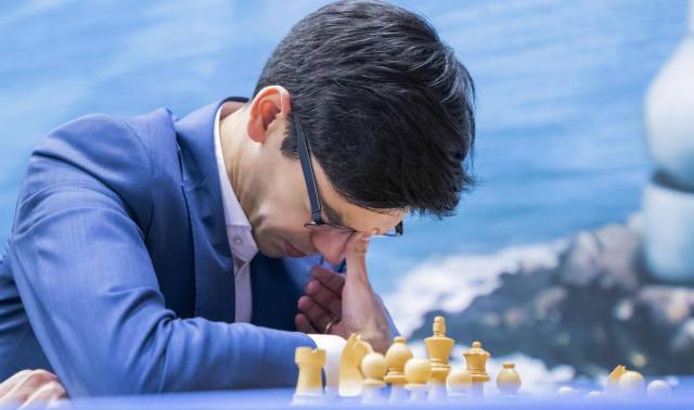 El ajedrecista Anish Giri, durante la 81 edición del torneo Tata Steel Chess, en Holanda, el 12 de enero.