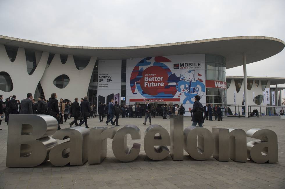 Asistentes al Mobile World Congress del año pasado