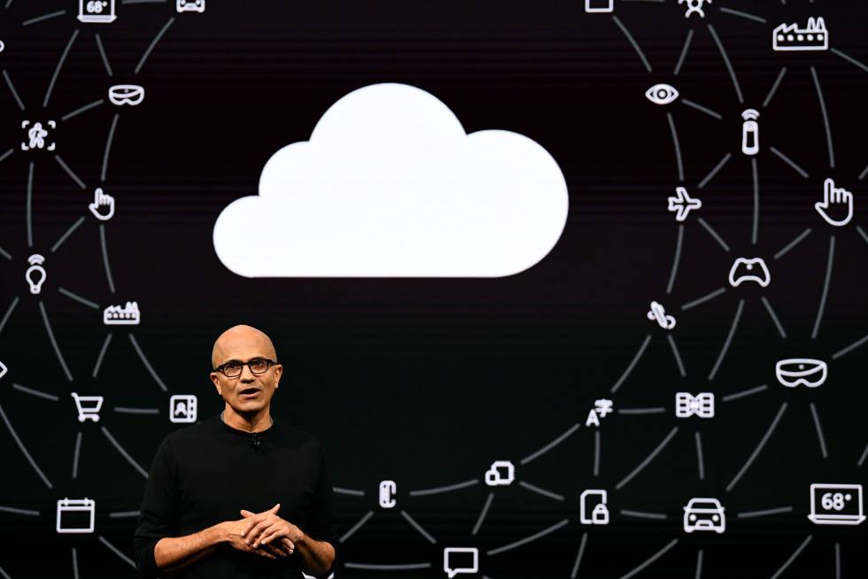 Satya Narayana Nadella, en el Mobile World Congress (MWC).