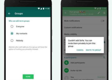 WhatsApp impedirá que nos adicionem indiscriminadamente a grupos
