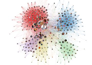 Así son las conexiones de los diputados en Twitter: el crecimiento de Vox polariza aún más el Congreso