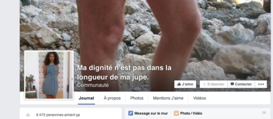 A imagem da página do grupo no Facebook antes de ser pirateada