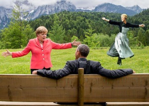 La foto d’Obama i Merkel: somriures, llàgrimes i mems La foto d’Obama i Merkel: somriures, llàgrimes i mems