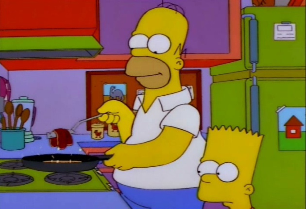 Pero cómo puede cocinar bacon delante de un niño Pero cómo puede cocinar bacon delante de un niño