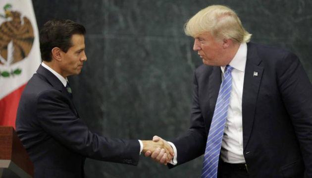 Donald Trump y Enrique Peña Nieto durante su encuentro el 21 de septiembre Donald Trump y Enrique Peña Nieto durante su encuentro el 21 de septiembre