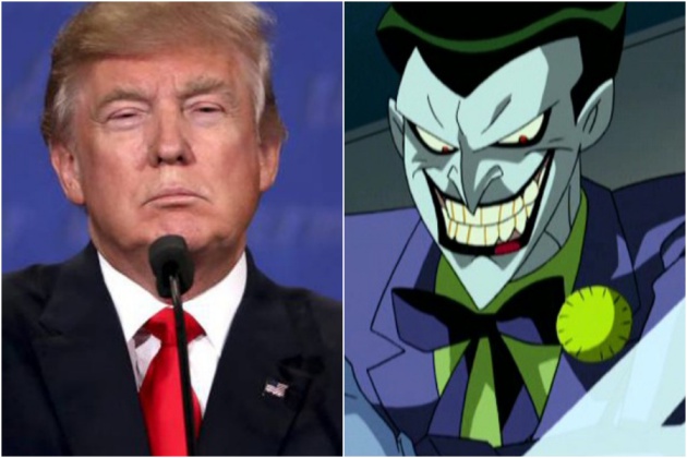 Donald Trump (izquierda) y el Joker  Donald Trump (izquierda) y el Joker